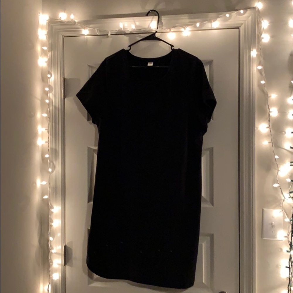 Old Navy Black Tee Dress